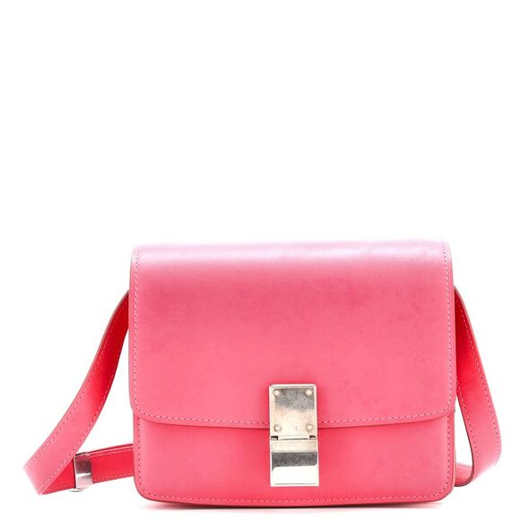 Celine Classic Box Bag Smooth Leather Small Pink - Picture 1 of 7